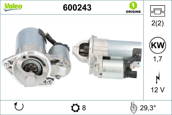 Electromotor KIA PRO CEED (ED) 1.6 CRDi 115 diesel 115 cai VALEO 600243