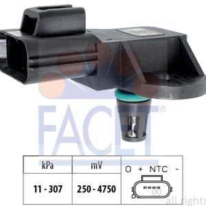 Senzor presiune aer LAND ROVER DEFENDER Pick Up (L316) 2.4 Td4 4x4 (L317) diesel 122 cai FACET 10.3205