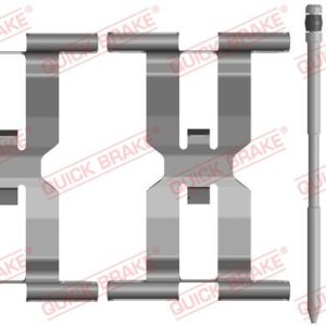 Set accesorii placute frana LAND ROVER DEFENDER Station Wagon (L663) D350 MHEV 4x4 Diesel/electro 350 cai QUICK BRAKE 109-0143