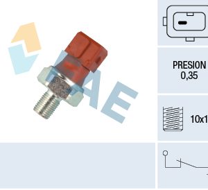 Senzor presiune ulei LAND ROVER DEFENDER Cabrio (L316) 2.5 Td5 4x4 (L316) diesel 122 cai FAE 12475