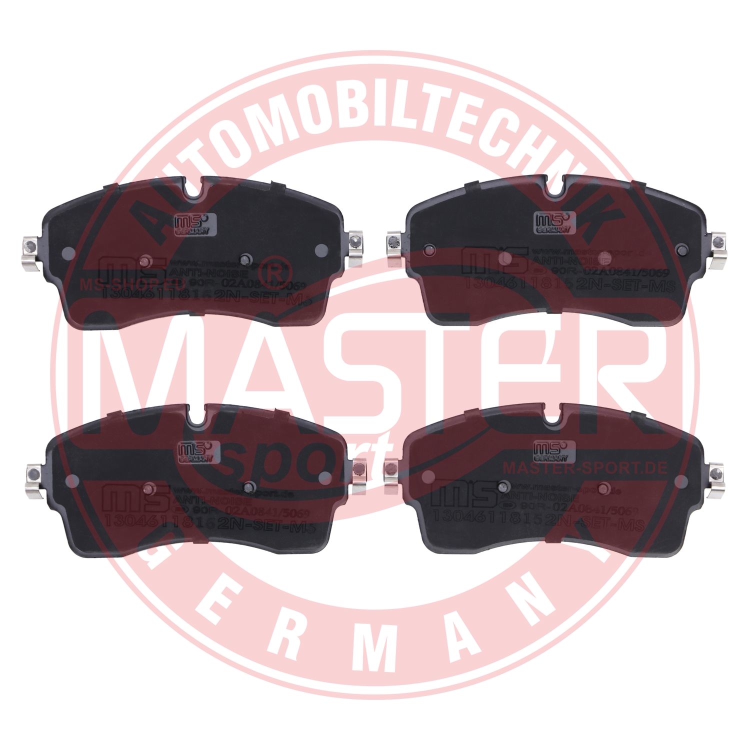 Placute frana LAND ROVER DEFENDER Station Wagon (L663) D300 MHEV 4x4 Diesel/electro 300 cai MASTERSPORT GERMANY 13046118152N-SET-MS