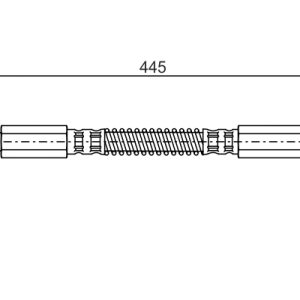 Furtun frana LAND ROVER DEFENDER Station Wagon (L316) 2.5 TDI 4x4 (L316) diesel 113 cai BOSCH 1 987 476 925