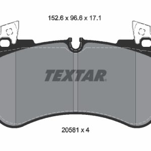 Placute frana LAND ROVER DEFENDER Van (L663) 2.0 D200 SD4 4x4 diesel 200 cai TEXTAR 2058101