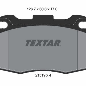 Placute frana LAND ROVER DEFENDER Pick Up (L316) 2.4 Td4 4x4 (L317) diesel 122 cai TEXTAR 2151902