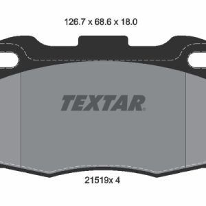 Placute frana LAND ROVER DEFENDER Station Wagon (L316) 3.9 V8 4x4 (L316) benzina 185 cai TEXTAR 2151901