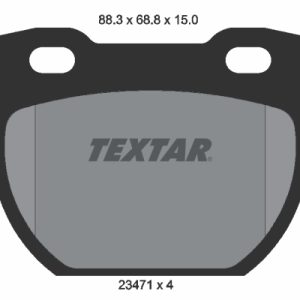 Placute frana LAND ROVER DEFENDER Station Wagon (L316) 2.5 4x4 benzina 83 cai TEXTAR 2347101