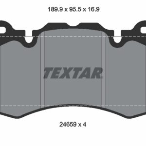 Placute frana LAND ROVER DEFENDER Van (L663) 2.0 P400e Hybrid 4x4 benzina/elector 404 cai TEXTAR 2465901