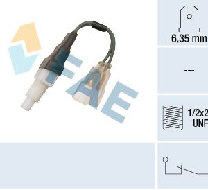 Comutator lumini frana LAND ROVER DEFENDER Cabrio (L316) 2.5 Td5 4x4 (L316) diesel 122 cai FAE 24710