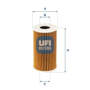Filtru ulei LAND ROVER DEFENDER Van (L663) 2.0 D240 SD4 4x4 diesel 241 cai UFI 25.223.00