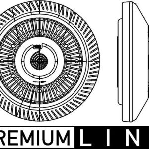 Cupla ventilator radiator LAND ROVER DEFENDER Station Wagon (L316) 3.9 V8 4x4 (L316) benzina 185 cai MAHLE ORIGINAL CFC 212 000P