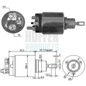 Solenoid electromotor LAND ROVER DEFENDER Station Wagon (L316) 2.5 D 4x4 (L316) diesel 69 cai MEAT DORIA 46067