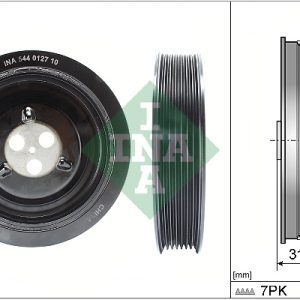 Fulie curea arbore cotit LAND ROVER DEFENDER Cabrio (L316) 2.4 Td4 4x4 (L317) diesel 122 cai INA 544 0127 10