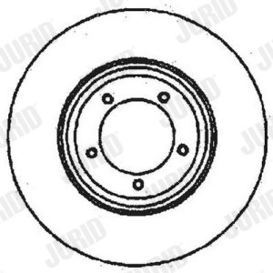 Disc frana LAND ROVER DEFENDER Pick Up (L316) 2.5 Td5 4x4 (L316) diesel 122 cai JURID 561352JC