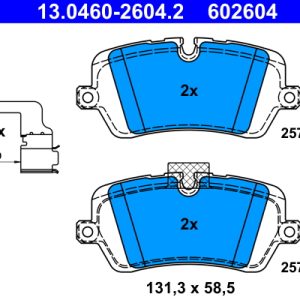Placute frana LAND ROVER DEFENDER Station Wagon (L663) P400 I6 MHEV 4x4 benzina/elector 400 cai ATE 13.0460-2604.2