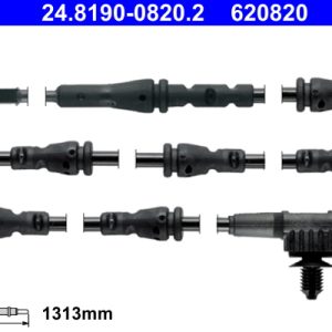 Senzor de avertizare uzura placute de frana LAND ROVER DEFENDER Station Wagon (L663) D240 SD4 4x4 diesel 241 cai ATE 24.8190-0820.2
