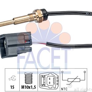 Senzor temperatura lichid de racire LAND ROVER DEFENDER Station Wagon (L663) P300 MHEV 4x4 benzina/elector 300 cai FACET 7.3289