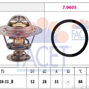 Termostat lichid racire LAND ROVER DEFENDER platou / sasiu (L316) 2.4 TD4 4x4 diesel 122 cai FACET 7.8412