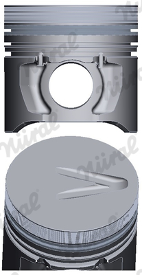 Piston LAND ROVER DEFENDER Station Wagon (L316) 2.5 D 4x4 (L316) diesel 69 cai NURAL 87-714400-00