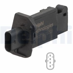 Senzor debit aer LAND ROVER DEFENDER Station Wagon (L663) D300 MHEV 4x4 Diesel/electro 300 cai DELPHI AF10773-12B1