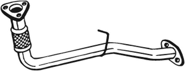 Racord evacuare LAND ROVER DEFENDER Pick Up (L316) 2.5 Td5 4x4 (L316) diesel 122 cai BOSAL 851-087