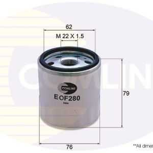 Filtru ulei LAND ROVER DEFENDER Pick Up (L316) 2.2 Td4 4x4 (L317) diesel 122 cai COMLINE EOF280