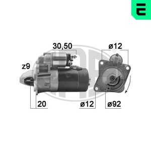 Electromotor LAND ROVER DEFENDER Cabrio (L316) 2.5 D 4x4 (L316) diesel 69 cai ERA 220362A
