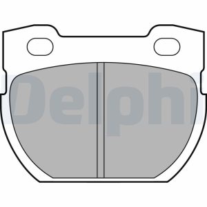 Placute frana LAND ROVER DEFENDER Cabrio (L316) 2.5 D 4x4 (L316) diesel 69 cai DELPHI LP1847