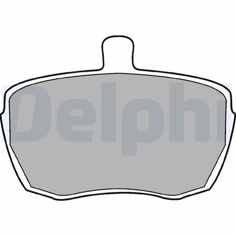 Placute frana LAND ROVER DEFENDER Station Wagon (L316) 2.5 D 4x4 (L316) diesel 69 cai DELPHI LP41