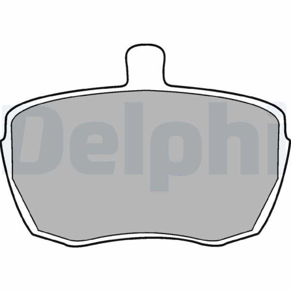 Placute frana LAND ROVER DEFENDER Cabrio (L316) 2.5 D 4x4 (L316) diesel 69 cai DELPHI LP41