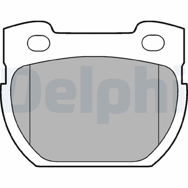 Placute frana LAND ROVER DEFENDER Station Wagon (L316) 2.5 Td5 4x4 (L316) diesel 122 cai DELPHI LP777