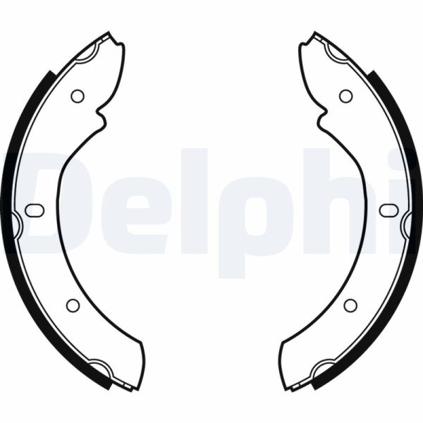 Set saboti frana LAND ROVER DEFENDER Cabrio (L316) 2.5 D 4x4 (L316) diesel 69 cai DELPHI LS1866