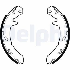 Set saboti frana LAND ROVER DEFENDER Cabrio (L316) 2.4 Td4 4x4 (L317) diesel 122 cai DELPHI LS1867