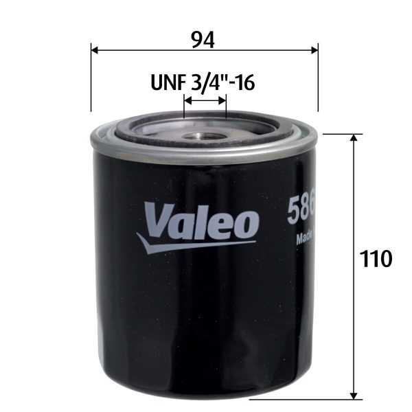 Filtru ulei LAND ROVER DEFENDER Station Wagon (L316) 2.5 TDI 4x4 (L316) diesel 113 cai VALEO 586134