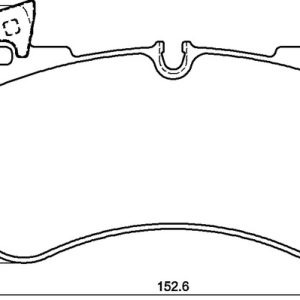 Placute frana LAND ROVER DEFENDER Van (L663) 2.0 P400e Hybrid 4x4 benzina/elector 404 cai BREMBO P 44 029
