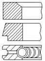 Set segmenti piston LAND ROVER DEFENDER Pick Up (L316) 2.2 Td4 4x4 (L317) diesel 122 cai FAI AUTOPARTS PR68-000