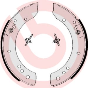 Set saboti frana LAND ROVER DEFENDER Cabrio (L316) 2.4 Td4 4x4 (L317) diesel 122 cai BREMBO S 44 502
