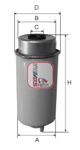 Filtru combustibil LAND ROVER DEFENDER Station Wagon (L316) 2.2 Td4 4x4 (L316) diesel 122 cai SOFIMA S 4464 NR