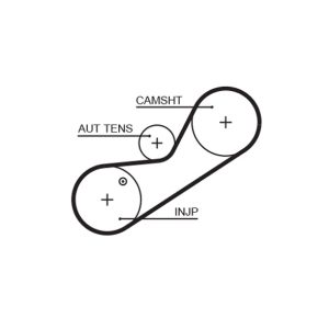 Curea de distributie GATES 5546XS LAND ROVER FREELANDER I Soft Top (L314) 1,994 cmc (20 T2N) diesel 98 GATES 5546XS