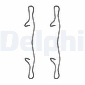 Set accesorii placute frana DELPHI LX0571 LAND ROVER RANGE ROVER EVOQUE (L538) 2,179 cmc (224DT(DW12BTED4) diesel 150 DELPHI LX0571