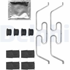 Set accesorii placute frana DELPHI LX0719 LAND ROVER RANGE ROVER VELAR (L560) 5,000 cmc (508PS(AJ133) benzina 551 DELPHI LX0719