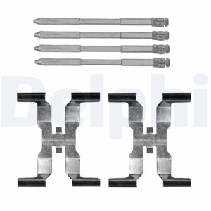 Set accesorii placute frana DELPHI LX0812 LAND ROVER RANGE ROVER VELAR (L560) 5,000 cmc (508PS(AJ133) benzina 551 DELPHI LX0812