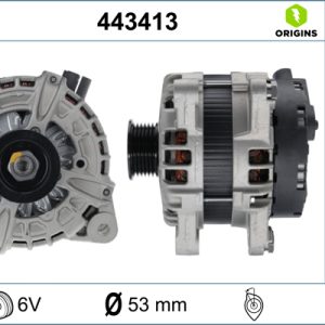 Alternator VALEO 443413 LAND ROVER DEFENDER Station Wagon (L663) 1,999 cmc (204DTA(AJ20D4) diesel 200 VALEO 443413