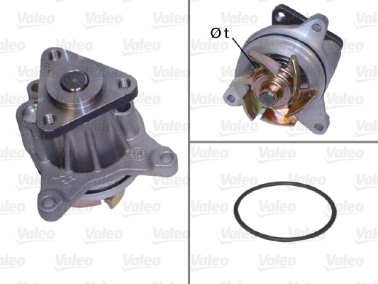 Pompa de apa VALEO 506694 LAND ROVER RANGE ROVER EVOQUE (L551) 1,999 cmc (204DTA(AJ20D4) Diesel/electro 241 VALEO 506694