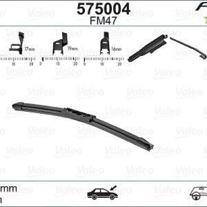Lamela stergator VALEO 575004 LAND ROVER RANGE ROVER VELAR (L560) 1,997 cmc (PT204(AJ20P4) benzina 250 VALEO 575004