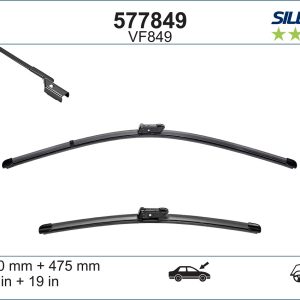 Lamela stergator VALEO 577849 LAND ROVER RANGE ROVER VELAR (L560) 1,997 cmc (PT204(AJ20P4) benzina 300 VALEO 577849