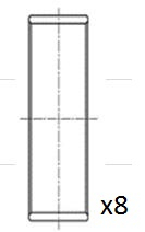 Cuzineti biela FAI AUTOPARTS BB2025-STD LAND ROVER FREELANDER 2 (L359) 2,179 cmc (DW12BTED4, 224DT(DW12BTED4) diesel 160 FAI AUTOPARTS BB2025-STD