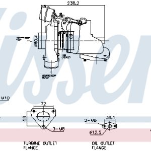 Compresor sistem de supraalimentare NISSENS 93730 LAND ROVER DISCOVERY II (L318) 2,495 cmc (15 P, 10 P) diesel 136 NISSENS 93730
