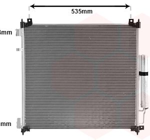 Condensator climatizare VAN WEZEL 02015704 LAND ROVER RANGE ROVER SPORT II (L494) 2,993 cmc (306DT(TDV6) Diesel/electro 354 VAN WEZEL 02015704