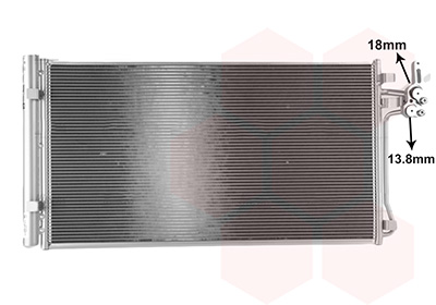 Condensator climatizare VAN WEZEL 02015707 LAND ROVER RANGE ROVER EVOQUE (L538) 2,179 cmc (224DT(DW12BTED4) diesel 150 VAN WEZEL 02015707