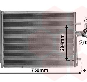 Condensator climatizare VAN WEZEL 18005428 LAND ROVER FREELANDER 2 (L359) 2,179 cmc (DW12BTED4, 224DT(DW12BTED4) diesel 160 VAN WEZEL 18005428